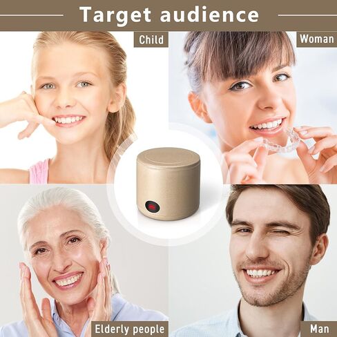 SAWKIT بالموجات فوق الصوتية المثبت ومنظف طقم الأسنان - 45 كيلو هرتز، جراب نظيف عميق، هادئ <50 ديسيبل، مؤقت تلقائي لمدة 3 دقائق، تصميم مضغوط 120 مل - للمصففات وواقيات الفم والمجوهرات والمزيد in Kuwait