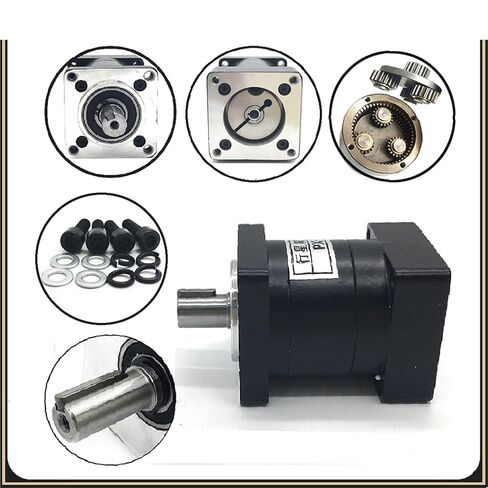 60MM Step-Down for Servo Motor Gearbox Nema 24 Planetary Gear Speed Ratio 3/1 5/1 10/1~216/1 Brushless(Ratio 40 to 1,8 Input 14 Output) in Saudi Arabia