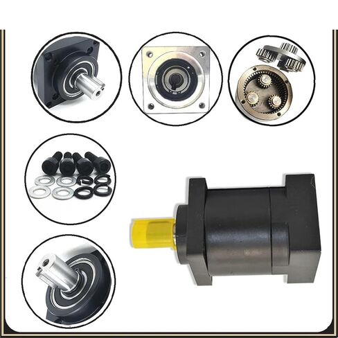 60MM Step-Down for Servo Motor Gearbox Nema 24 Planetary Gear Speed Ratio 3/1 5/1 10/1~216/1 Brushless(Ratio 40 to 1,8 Input 14 Output) in Saudi Arabia