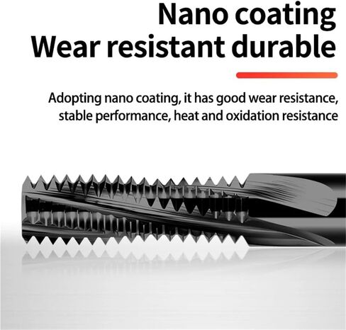 60° Tungsten Steel Full Thread Milling Cutter M3 M4 M5 M6 M8 M10 M12 M14 M16 Mill Mills Cutters(M8X1.25XD6X60L) in Saudi Arabia