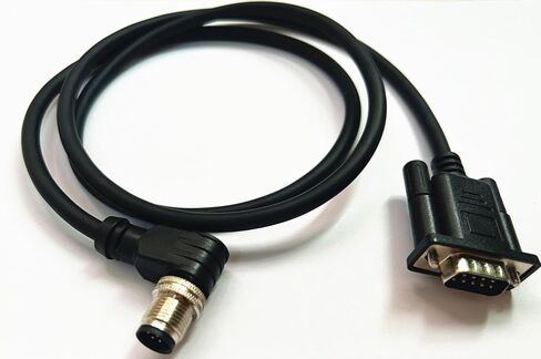 M12 8pin إلى DB9 RS232 Power Power Cable Cable Assembly D-Sub 9pin Cablered Female Cable in Kuwait