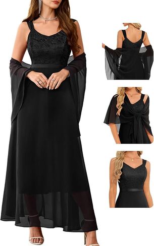 BeryLove Formal Wedding Guest Sequin Mother of The Bride Dress Evening Dresses in Saudi Arabia