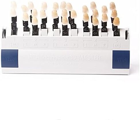 Vanaa Shade Guide 3-D Master Dental Teeth Whitening Shade Guide Chart 29 Colors in Saudi Arabia