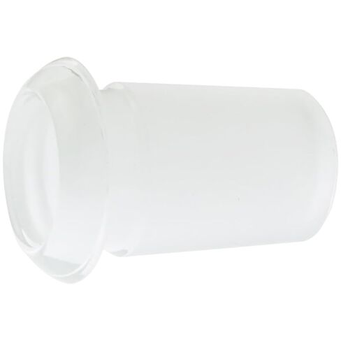 BLLNDX 2PCS Glass Fitting Adapters Laboratory Instrument Connectors 14/18MM Straight Pipe Inserts Fume Fittings for Chemistry Lab Setups in Saudi Arabia