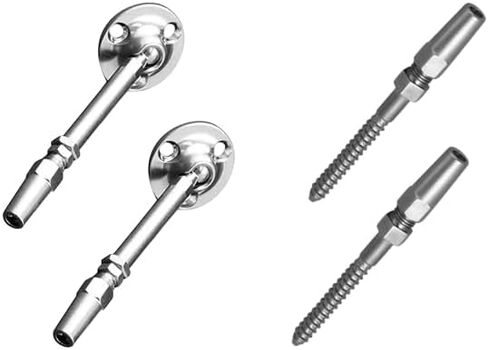 Atlantis RailEasy C0981-0204 Cable Railing Tensioner (Pack of 2) & C0980-R004-2 Lag Stud Right Hand Thread (Pack of 2) in Saudi Arabia