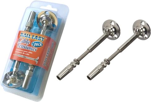 Atlantis RailEasy C0981-0204 Cable Railing Tensioner (Pack of 2) & C0980-R004-2 Lag Stud Right Hand Thread (Pack of 2) in Saudi Arabia