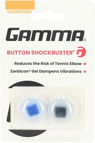 Gamma Shockbuster Ring and ButtonTennis Racket Dampeners, Easy-to-Install Tennis Dampener with Zorbicon Gel Technology Minimizes Vibration During Prolonged Use in Kuwait
