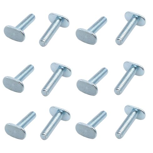yukata T Track Bolts 1/4"-20 T Track Bolts T Slot Bolts General Purpose T-Track 1 Inch Long T-Slot Bolt T-Track Fittings for Woodworking Fixtures and Fixing Devices 12PCS (1inch) in Saudi Arabia