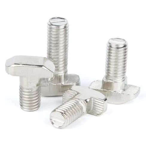 20 قطعة M5 x 16 مم خيط T فتحة قطرة في مسمار T-Bolt رأس المطرقة مسمار برغي T لسلسلة 2020 القياسية 6 مم T-Slot ملف بثق الألومنيوم (سلسلة 2020) in Kuwait