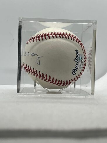 Eddie Murray Autographed Baseball (Orioles) - Ships in Baseball Cube Hall of Fame Sports COA #9001 in Saudi Arabia