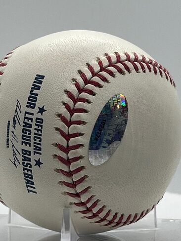 Cal Ripken Jr. Autographed Baseball (Orioles) Hall of Fame - Ships in Baseball Cube MLB COA BB353753 Signed 01-11-2007 in Saudi Arabia