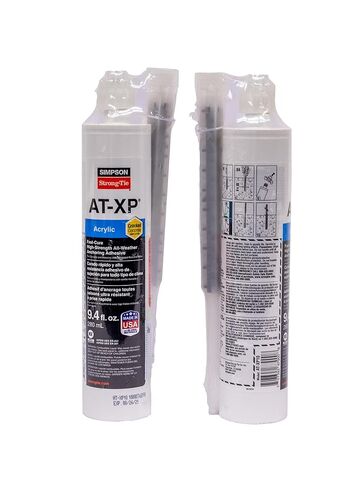 Simpson Strong-Tie AT-XP10 at-XP 9.4-oz. High-Strength Acrylic Anchoring Adhesive Cartridge w/Nozzle (Pack of 6) in Saudi Arabia