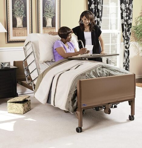 Full Electric Hospital Bed Package (Full Electric Home Hospital Bed Package w/Foam Mattress, Half Rail Set) in Saudi Arabia