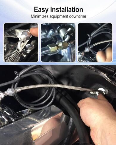 21243 Throttle Cable Kit Compatible With Multiquip-Whiteman J36 JS36 B46 BS46 Trowel Machines, Reinforced Control Handle in Saudi Arabia