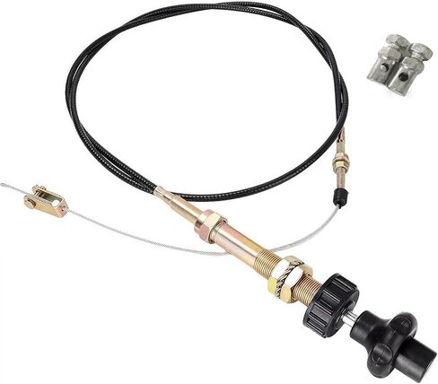JOLINO VCGTX06 6FT Throttle Cable with 2 Throttle Cable Ends，Heavy Duty Locking Hand Throttle Control Cable with Vernier Adjustable Mechanism for Industrial Commercial PTO Dump Control Cable in Kuwait