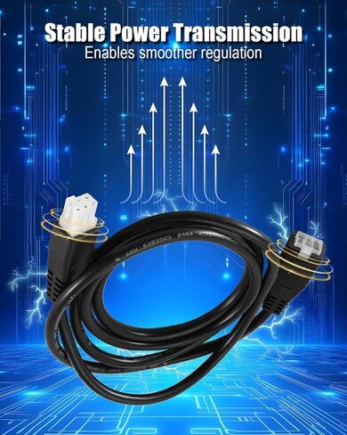 PUXWQT 6 Pin Male to Female Standing Desk Connection Cable, 1.5M/59Inch Standing Desk Controller Wiring Harness Connect Lifting Column to Control Box in Saudi Arabia