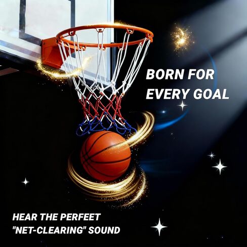Heavy Duty Basketball Nets 2 Pack, 12-Loop Professional All-Weather Replacement - Upgraded Thick Anti-Whip Design, Fade & Tangle Resistant for Standard Indoor/Outdoor Hoops in Saudi Arabia