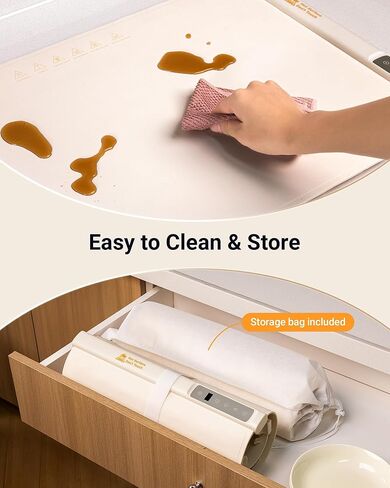 42"x16" Warming Mat for Food Extra Large, Extendable Food Warming Mat, Electric Warming Tray for Buffets Party with 7 Adjustable Temperature, 6 Timer, Silicone Food Warmer for Parties Home Countertop in Saudi Arabia