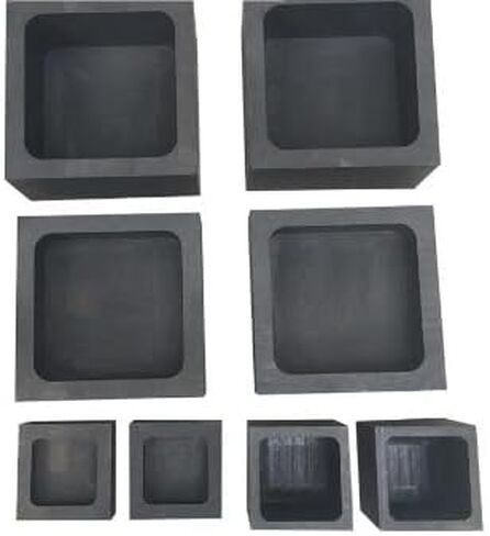 Graphite Tank Square Graphite Crucible Graphite Mold Cast Gold Billet Mold and Silver Graphite Gutter Silver Strips Gold (Color : 70 x 45 x 20mm) in Saudi Arabia