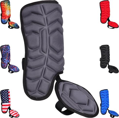 Exxact Sports Batter's Baseball Leg Guard with Adjustable Straps, Shin Guard Baseball Youth & Adult Size in Saudi Arabia