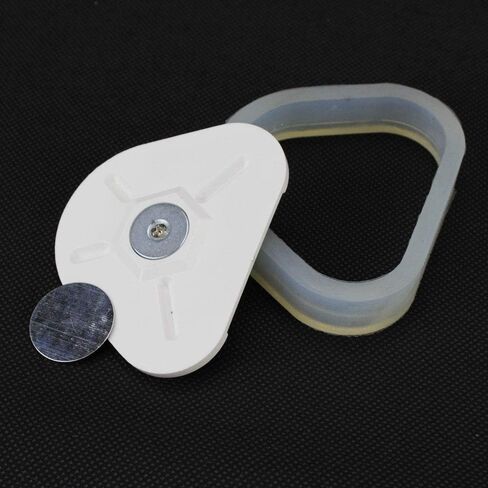 Airgoesin 2pcs Base Model, Dental Lab Magnetic Silicone Plaster Model Former Base Molds Full Arch in Saudi Arabia