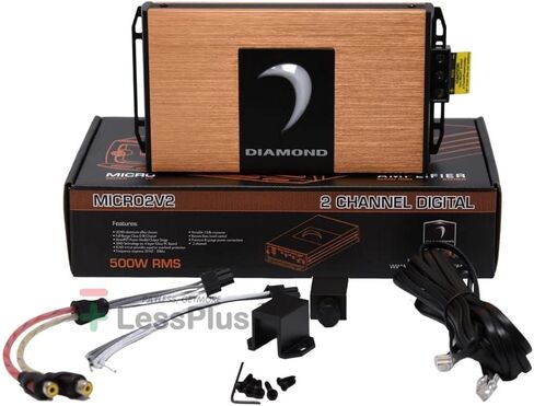 MICRO4V2 – MICROV2 Series 4-Channel Full-Range Class D Amplifier – Ultra-Compact, High-Power, Thermal Protection in Kuwait