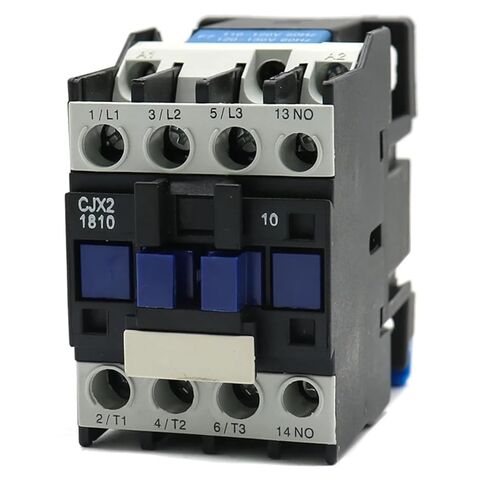 CJX2-1810 AC Contactor 18A 3 Phase 3-Pole with 1NO Auxiliary Contact, DIN Rail Mounted, 50/60Hz, Multiple Coil Voltage Options (AC 220V) in Saudi Arabia