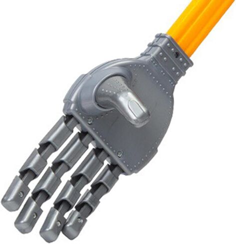 Fun Robotic Claw Litter Picker, Kids Grabbing Pick up Toy, Hand Eye Coordination Toy, Robot Hand Grabber Tool, L Black in Saudi Arabia