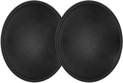 Meccanixity 2pcs مكبر صوت غبار الغبار 45 مم/1.77 "القطر الخارجي القبة غطاء الورق غطاء ملفات فتحة فتحات للاصطدام لإصلاح زخرفة مكبر الصوت in Saudi Arabia