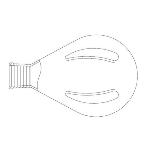 Buchi Rotavapor 000431 Evaporating Flask with 29.2/32 Standard Taper Joint, Not Coated, 50ml Volume in Saudi Arabia