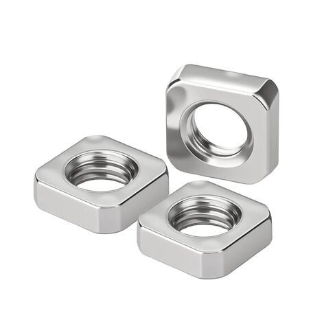 Aacurokei DIN562 صامولة رقيقة M3 M4 M5 M6 M8 M10 M12 A2 صواميل مربعة من الفولاذ المقاوم للصدأ 5-50 قطعة (M12 (5 قطعة)) in Kuwait