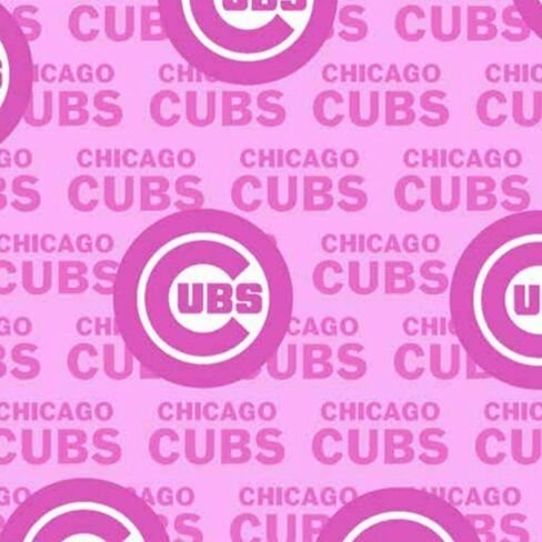 Chicago Cubs MLB Pink Design 60 inch Wide 100% Cotton Fabric Sold by Yard in Saudi Arabia
