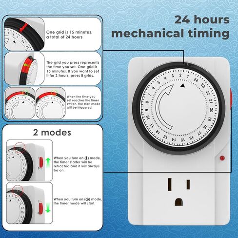1500W Immersion Water Heater with Timer, Electric Fully Submersible Pool Water Heater, 24H Precise Temp Control for Baptistery, Hot Tub, Bucket, Camping Stock Tank, Bathtub, Small Inflate Pool in Saudi Arabia