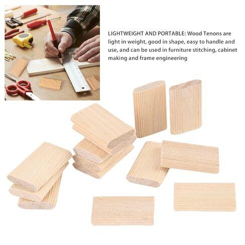 Premium Solid Beech Wood Tenons 100Pcs 5x19x30mm Strong Joinery Dowels for Furniture Cabinet Making and Woodworking Projects in Saudi Arabia