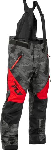 Fly Racing SNX Pro Winter Bibs – Men’s Waterproof, Windproof Snowmobile Shell with Removable Liner for Cold Weather Riding in Saudi Arabia