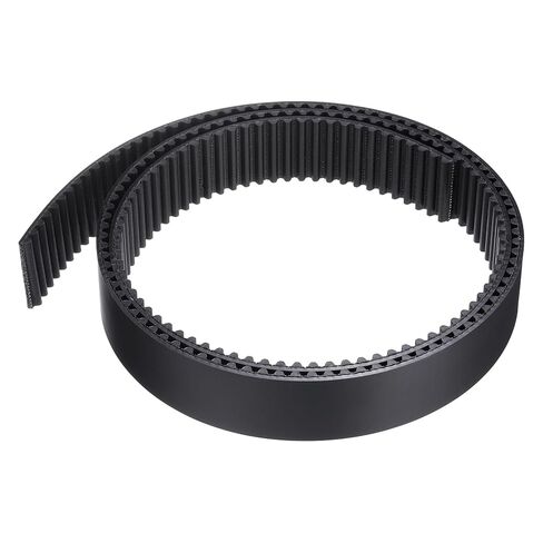 uxcell S5M Open Ended Timing Belt, 10mm Width x 4 Meter Length, 5mm Pitch Length, Steel Wires Inside Synchronous Belt, Black in Saudi Arabia