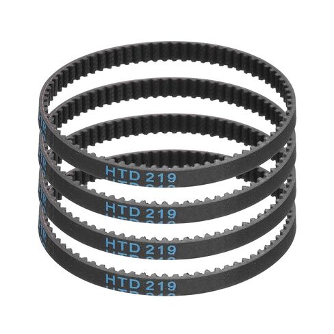 uxcell 4pcs HTD-3M Rubber Timing Belt 73 Teeth, 219mm Pitch Length x 6mm Width x 2.4mm Height, Closed Loop Pulley Timing Belt in Saudi Arabia
