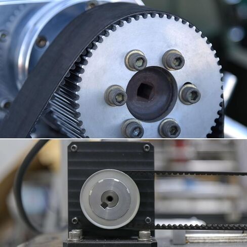 uxcell 4pcs HTD-3M Rubber Timing Belt 73 Teeth, 219mm Pitch Length x 6mm Width x 2.4mm Height, Closed Loop Pulley Timing Belt in Saudi Arabia