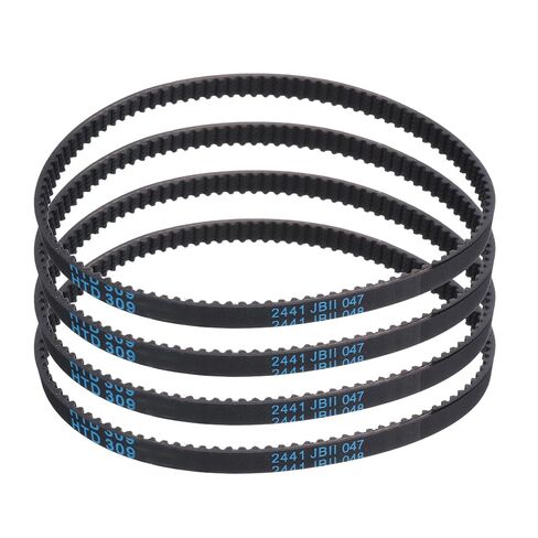 uxcell 4pcs HTD-3M Rubber Timing Belt 73 Teeth, 219mm Pitch Length x 6mm Width x 2.4mm Height, Closed Loop Pulley Timing Belt in Saudi Arabia