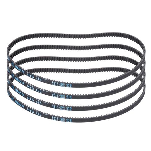 uxcell 4pcs HTD-3M Rubber Timing Belt 73 Teeth, 219mm Pitch Length x 6mm Width x 2.4mm Height, Closed Loop Pulley Timing Belt in Saudi Arabia