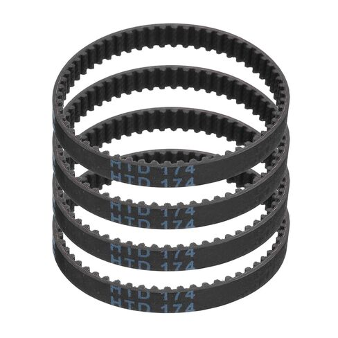 uxcell 4pcs HTD-3M Rubber Timing Belt 73 Teeth, 219mm Pitch Length x 6mm Width x 2.4mm Height, Closed Loop Pulley Timing Belt in Saudi Arabia