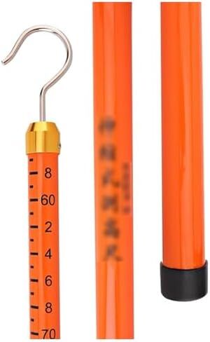 Fiberglass Height Measuring Rod with Carry Bag – Telescopic Ruler for Accurate Measurements, Ideal for DIY and Utility Work, Durable and Portable Design in Saudi Arabia