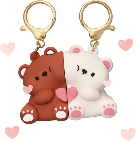Couple Cute Keychain Anniversary Valentines Day Gifts For Girlfriend Boyfriend in Saudi Arabia