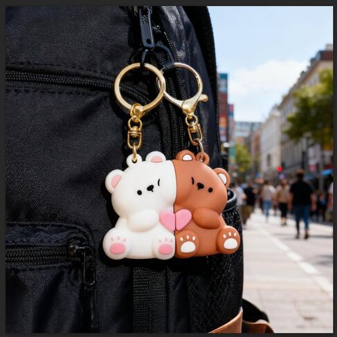Couple Cute Keychain Anniversary Valentines Day Gifts For Girlfriend Boyfriend in Saudi Arabia