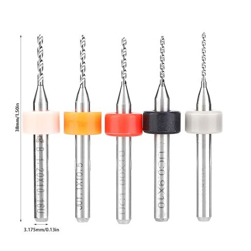 0.3-1.2mm 10pcs Carbide PCB Drill Bits Set, CNC Rotary Drilling Tool for PCB Engraving, CNC Drilling in Saudi Arabia