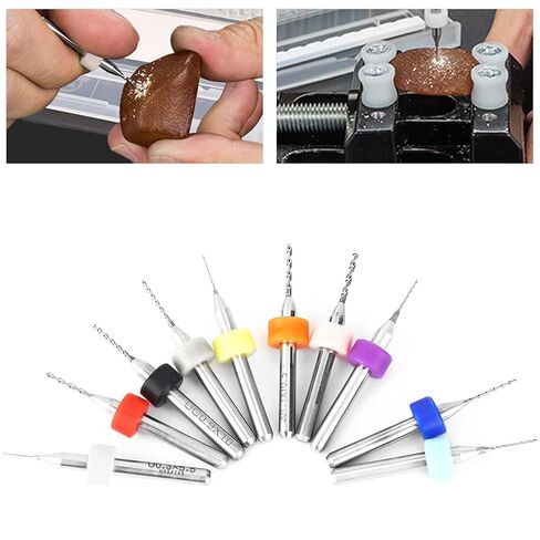 0.3-1.2mm 10pcs Carbide PCB Drill Bits Set, CNC Rotary Drilling Tool for PCB Engraving, CNC Drilling in Saudi Arabia