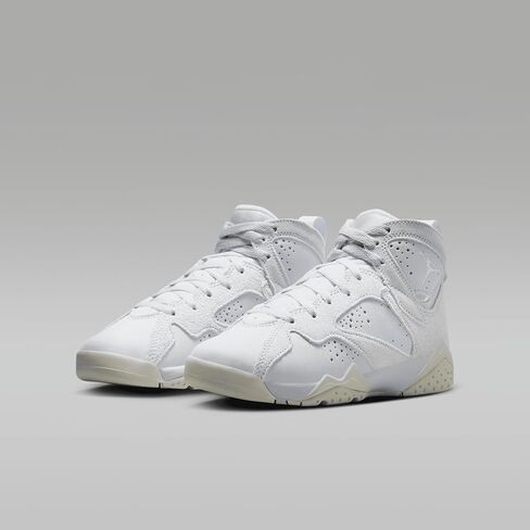 حذاء Air Jordan 7 Retro للأطفال الكبار (DV2255-400، كوبالت بليس/أبيض/شراع) مقاس 4 in Saudi Arabia