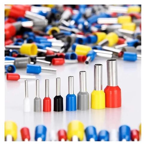 2120pcs Assorted Wire Ferrules Terminals Kit AWG 22-10 Insulated Copper Crimp Connectors for Industrial and Power Control Systems in Saudi Arabia