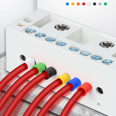 2120pcs Assorted Wire Ferrules Terminals Kit AWG 22-10 Insulated Copper Crimp Connectors for Industrial and Power Control Systems in Saudi Arabia