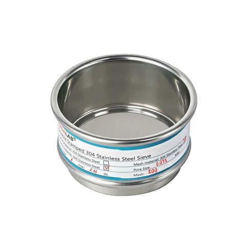 Full 304 Stainless Steel Mesh Sieve Screen, LVDALAB 325 Mesh (0.045mm) Aperture, 2.4inch(6CM) Dia Standard Sample Analysis Test Sieves Sifters Strainer for Industrial Laboratory Homes in Saudi Arabia